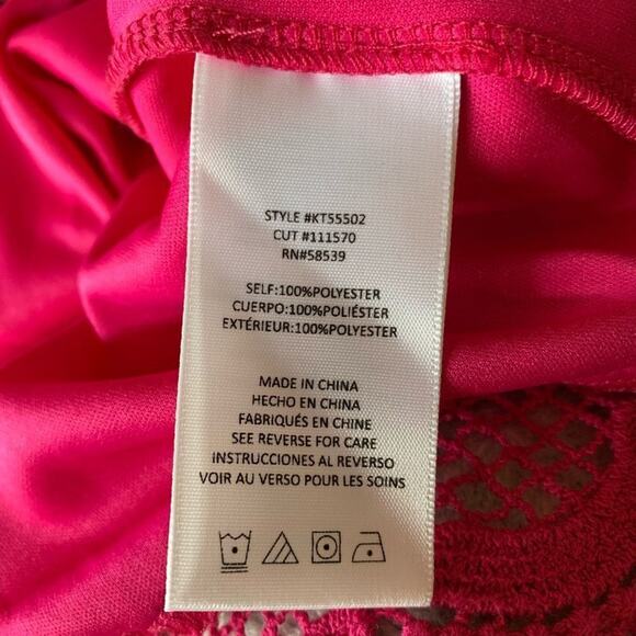 Kut From the Kloth Elsie Cold Should Lace Trim Top - Picture 8 of 9